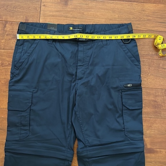BC Clothing Men's Convertible Stretch Pant navy Size XL x 30 - Picture 7 of 14